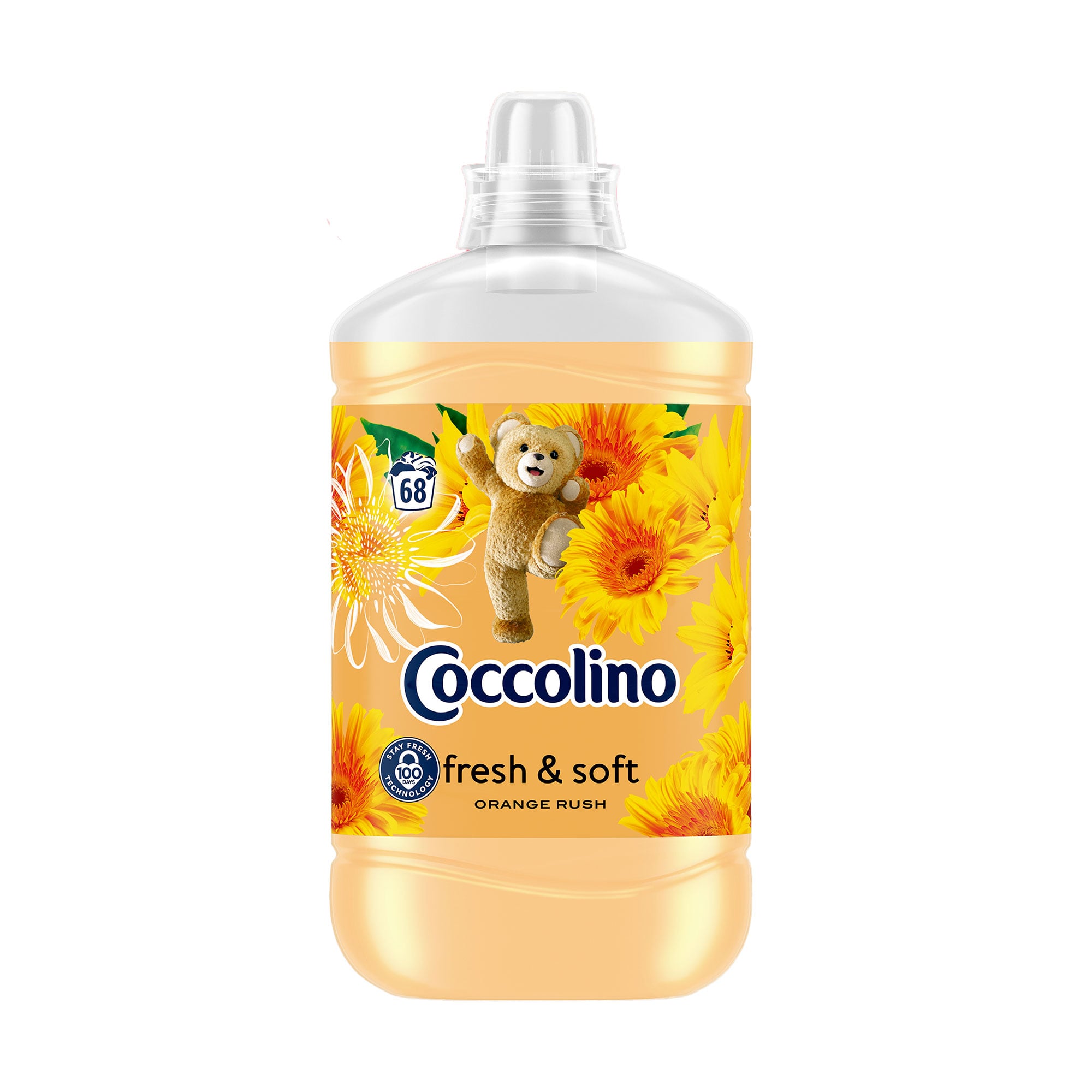 Кондиціонер для білизни Coccolino Fresh &amp; Soft Orang Rush 68 циклів прання, 1.7 л
